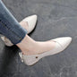 Soft Leather Non-Slip Pointed Toe Women's Flat Shoes