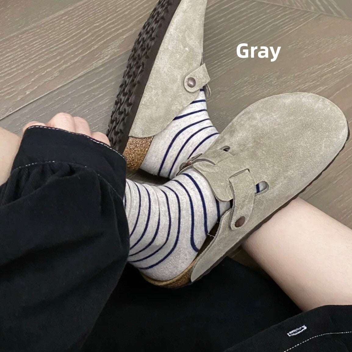 Genuine leather Birken shoes