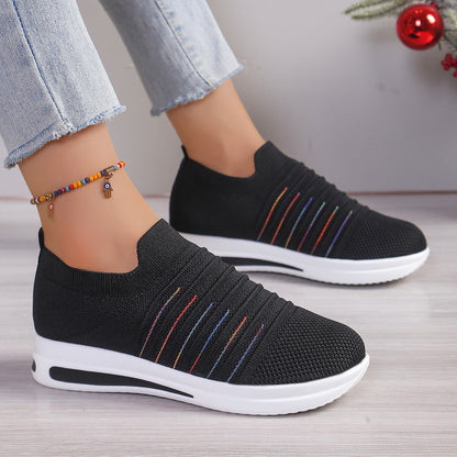 Women's Slip-On Fly Woven Shoes