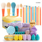 Professional Makeup Brush and Powder Puff Set 46 Pieces