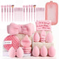 Professional Makeup Brush and Powder Puff Set 46 Pieces