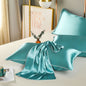 Ice silk satin pure silk pillowcase