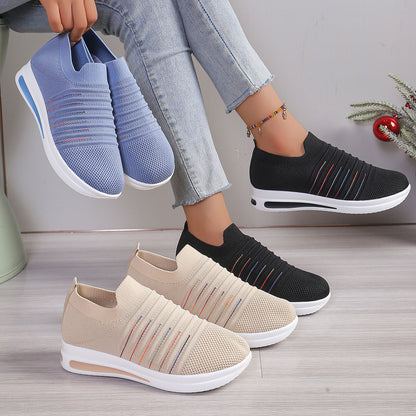 Women's Slip-On Fly Woven Shoes