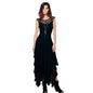 Womens Lace Dress with Irregular Hem