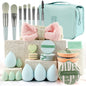 Professional Makeup Brush and Powder Puff Set 46 Pieces