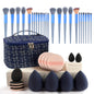 Professional Makeup Brush and Powder Puff Set 46 Pieces
